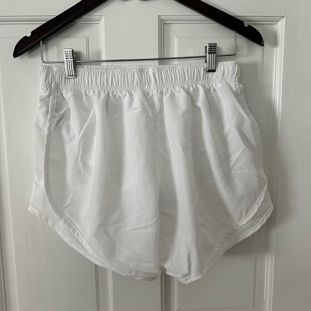 Nike Women's Athletic White Shorts - Picture 2 of 4